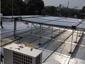 無錫辰美賓館太陽(yáng)能加空氣能熱水