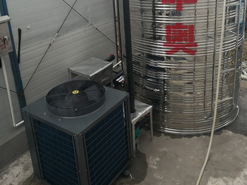 湖州中建七局項目部管理人員熱水系統